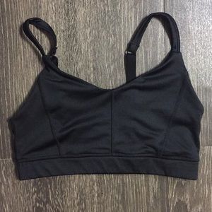 Athletic Works Black Sports Bra, Size Small